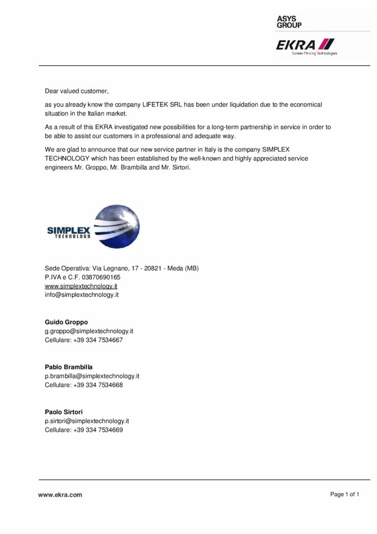 Immagine con descrizione delle informazioni utili per i clienti.